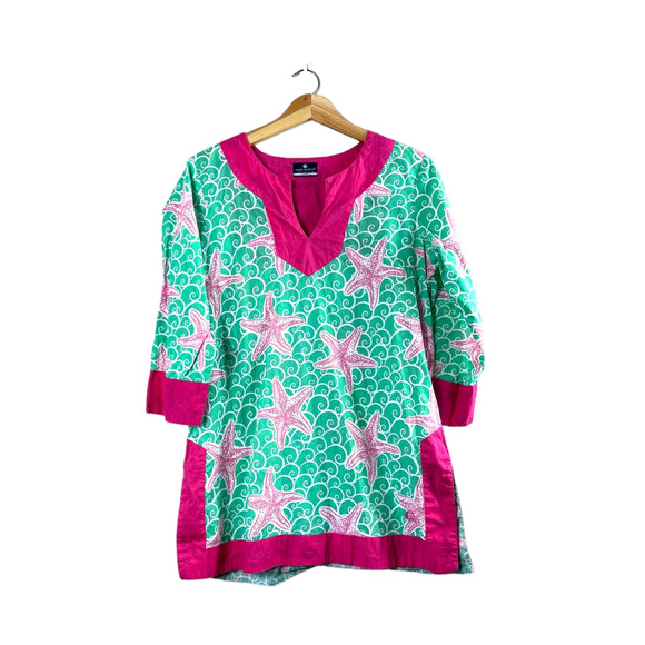 Women's Starfish Simply Southern Tunic Blouse L - Picture 1 of 6